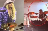VIDEO Paulina Rubio reprende a su baterista en pleno concierto