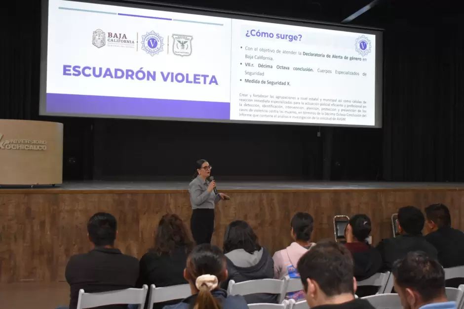 Realiza Escuadrn Violeta jornada de difusin en colonias prioritarias de Ensenada