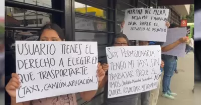 Comienza a notarse disminuci�n de taxis en corredor Agua Caliente; algunos usuar