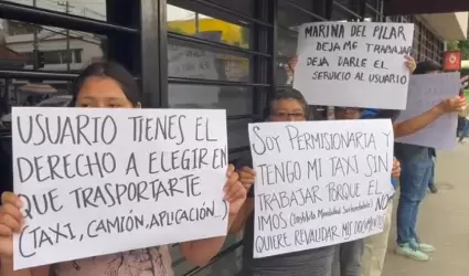 Comienza a notarse disminuci�n de taxis en corredor Agua Caliente; algunos usuar