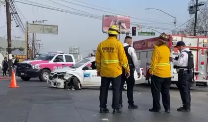 Fuerte accidente automovilstico en Aguacaliente