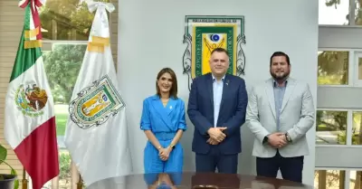 Alcalde electo se re�ne con el Rector de la Universidad Aut�noma de Baja Califor