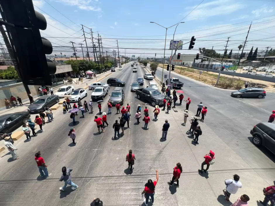 Integrantes del Movimiento Antorchista