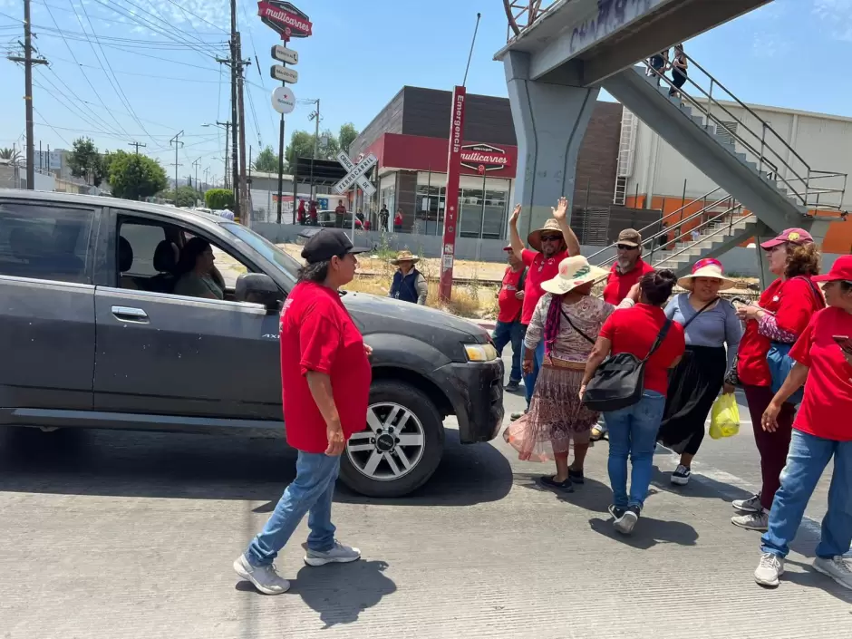 Integrantes del Movimiento Antorchista