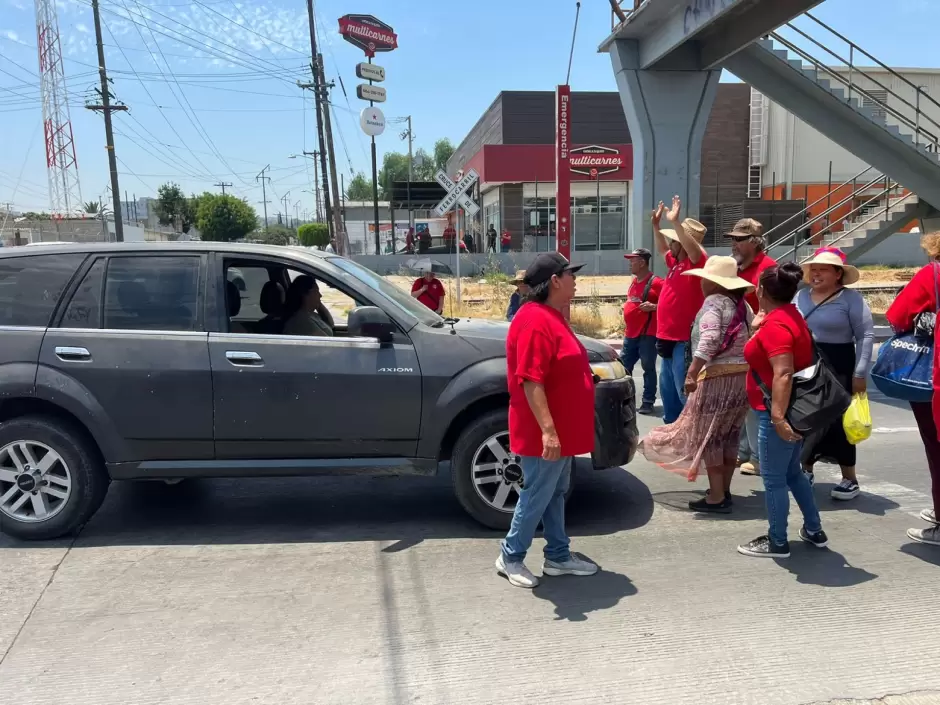 Integrantes del Movimiento Antorchista