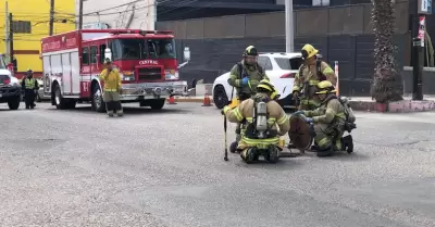 Nueva fuga de gas en la colonia Marrn provoca cierre de vialidades; Bomberos ya