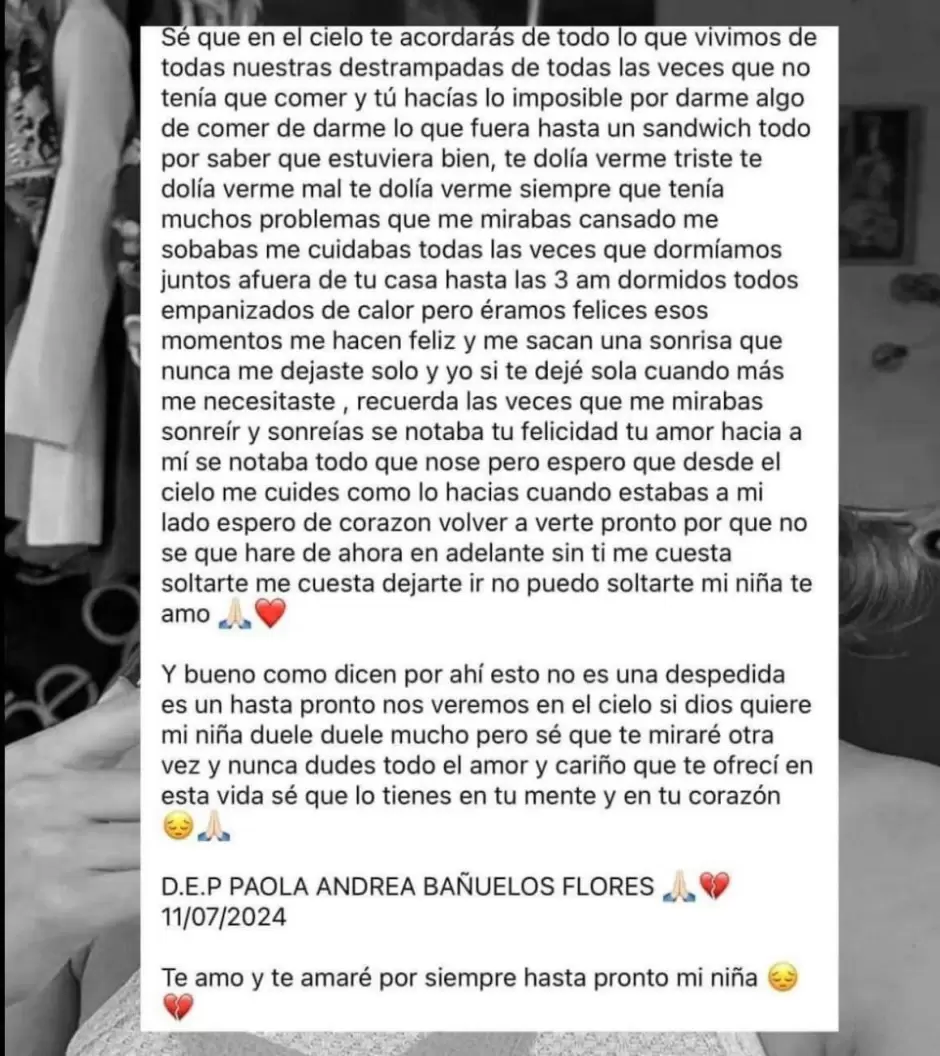 Mensaje para Paola Andrea