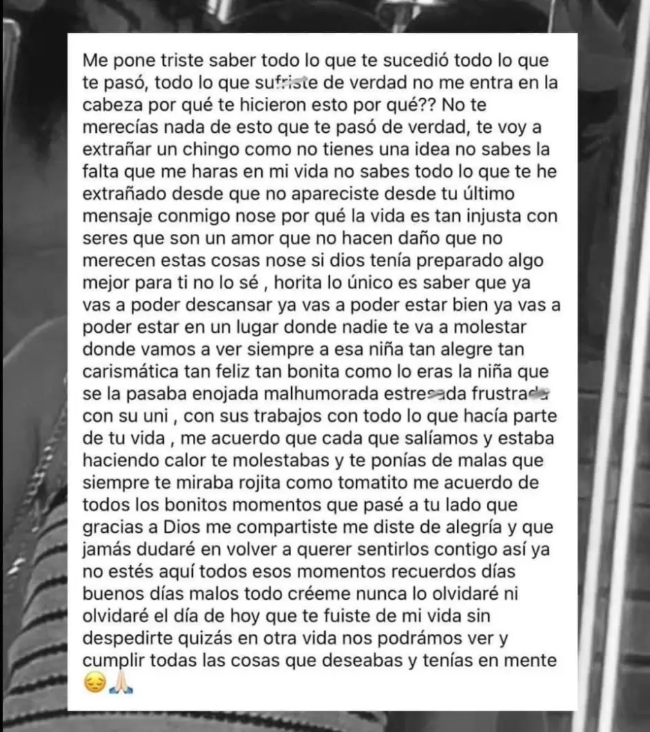 Mensaje para Paola Andrea