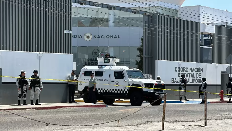 Ataque a balazos a instalaciones de la Guardia Nacional