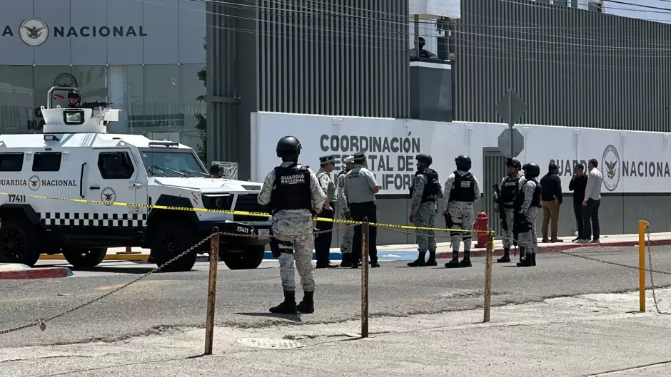 Ataque a balazos a instalaciones de la Guardia Nacional