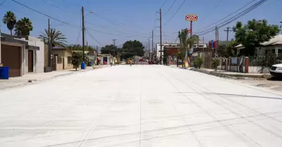 Inversin en obras viales en la calle Mxico