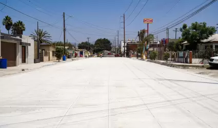Inversin en obras viales en la calle Mxico