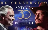 Christian Nodal presume que cant con Andrea Bocelli