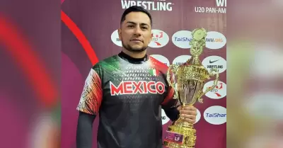 Carlos Arturo Olea Bernal, entrenador de la selecci�n mexicana en lucha ol�mpica