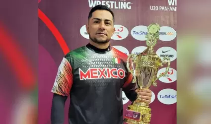 Carlos Arturo Olea Bernal, entrenador de la selecci�n mexicana en lucha ol�mpica