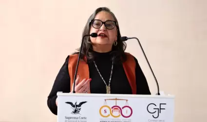 Norma Pi�a, ministra presidenta de la SCJN
