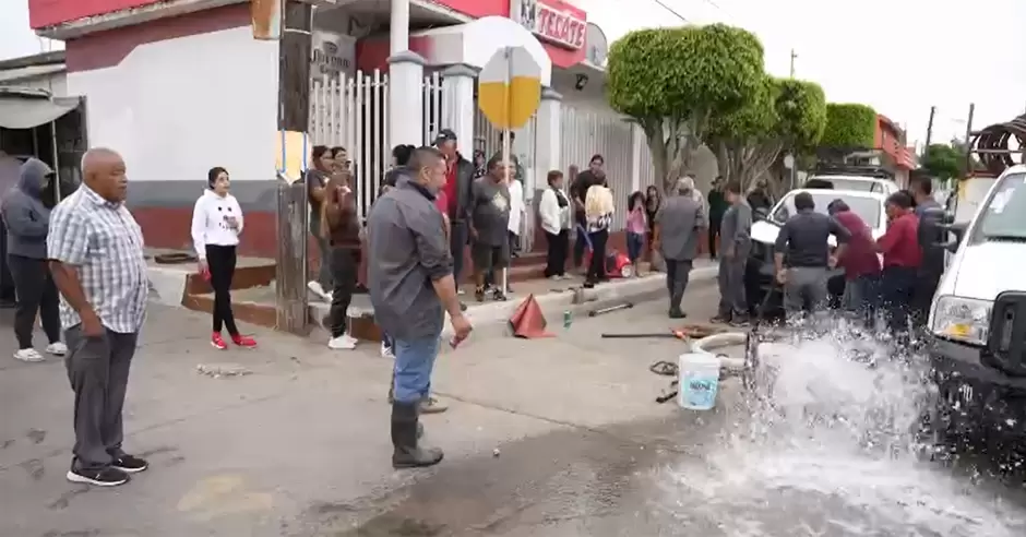 Falta de agua en la colonia L�zaro C�rdenas
