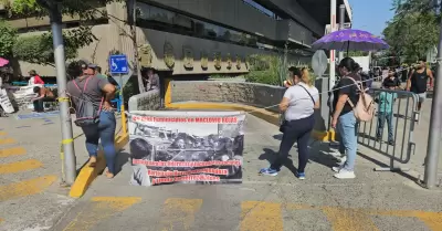 Manifestantes de Maclovio Rojas