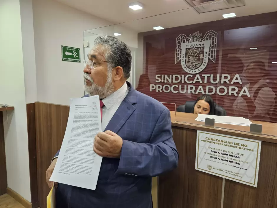 Aboytes presenta denuncia contra alcaldesa de Tijuana y Oficial Mayor por irregularidades en asignaci�n de bases sindicales