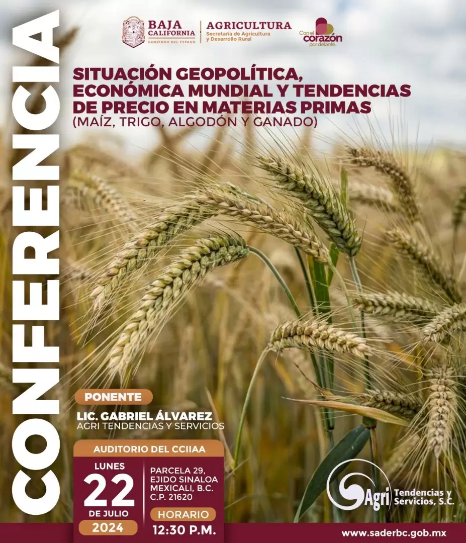Conferencia "Situaci�n Geopol�tica, Econom�a Mundial y Tendencias de Precio en Materias Primas del sector agropecuario"