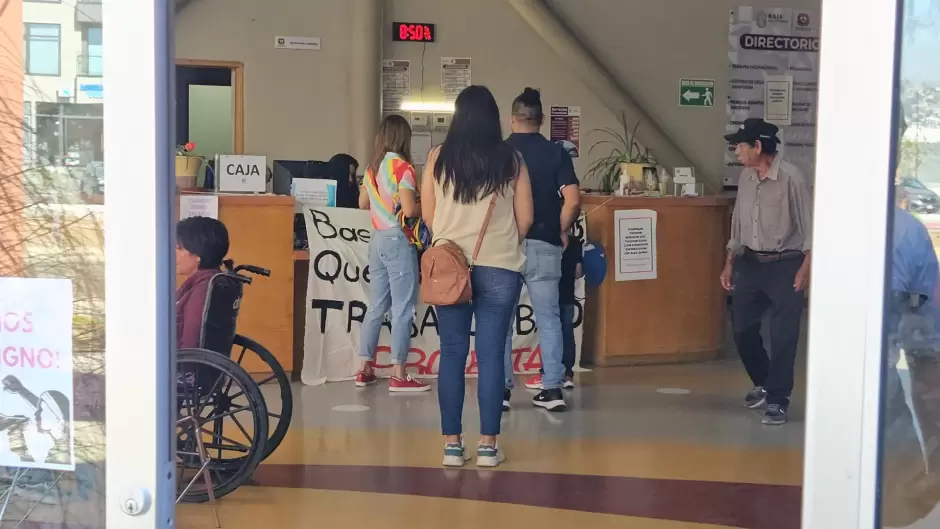 Trabajadores del DIF en Tijuana