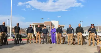 Logra Unidad K-9 de la fiscal�a de Baja California certificaci�n internacional