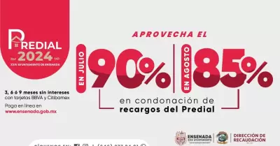 Descuentos en la condonaci�n de recargos del impuesto predial