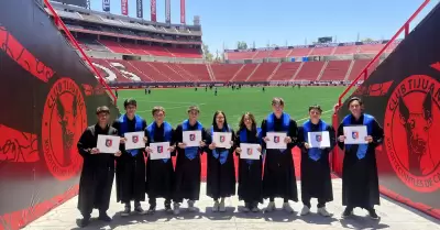 Se grad�a primera generaci�n de jugadores de Fuerzas B�sicas de Xolos en Liceo U