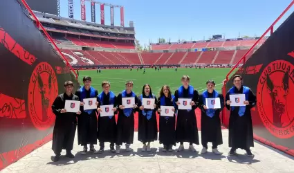 Se grad�a primera generaci�n de jugadores de Fuerzas B�sicas de Xolos en Liceo U
