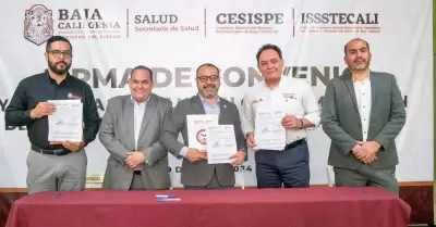 Firman convenio Secretar�a de Salud y CESISPE