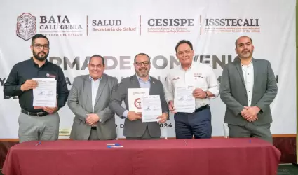Firman convenio Secretar�a de Salud y CESISPE