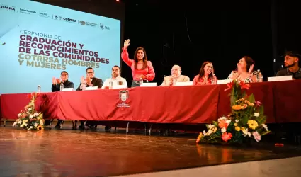 Graduaci�n de quinta generaci�n de usuarios de centros de rehabilitaci�n municip