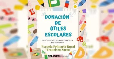 Llama Gobierno de Ensenada a participar en colecta de �tiles escolares