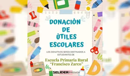 Llama Gobierno de Ensenada a participar en colecta de �tiles escolares