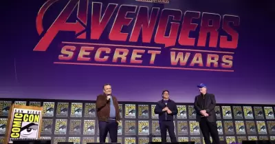 Joe y Anthony Russo con Kevin Feige