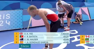 Atleta vomitando