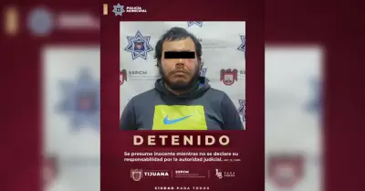 Presunto responsable de robo con violencia