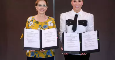 Firma Gobernadora convenio con Imss para dotar de seguridad social a polic�as de