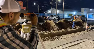 Trabajos de mantenimiento en avenida San Pedro Mezquital