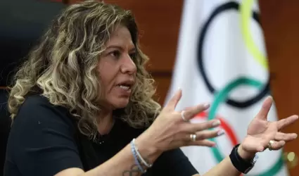 Mar�a Jos� Alcal�, presidenta del Comit� Ol�mpico Mexicano