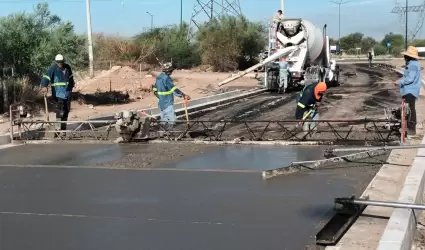 Obras para la ampliacin del bulevar Serna en Hermosillo