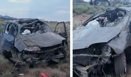 Tr�gico accidente en la carretera Hermosillo-Santa Ana