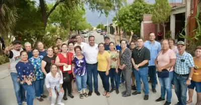 Entrega de obras de pavimentaci�n en el norte de Hermosillo