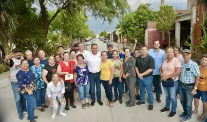 Entrega de obras de pavimentaci�n en el norte de Hermosillo