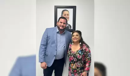 Ismael Burgue�o y Clara Brugada