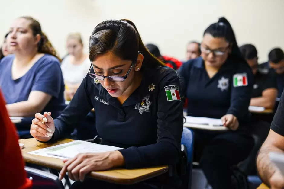 Realiza DSPM y UABC ex�menes de recategorizaci�n 2024 para agentes de seguridad p�blica