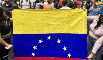 Ambiente en la embajada de Venezuela en la Ciudad de M�xico