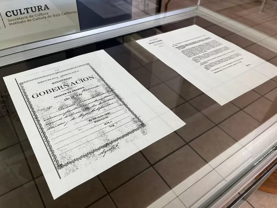 Exposici�n documental "150 Aniversario del establecimiento de la Aduana Fronteriza de Tijuana. 1874-2024"