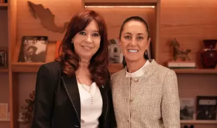 Cristina Kirchner y Claudia Sheinbaum