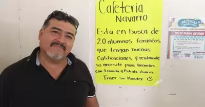 Cafeter�a Navarro volver� a otorgar becas a 20 estudiantes for�neos de la Unison